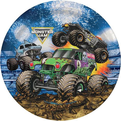 Monster jam party plates - Monster Jam Party Supplies & Decorations for Birthday, Watch Parties, 4x4 Tailgate Gatherings, Baby Showers, First Birthdays, and More. ... Monster Jam Party Invitation | Editable Template Corjl MJ01 (514) Sale Price $5.27 $ 5.27 $ 7.03 Original Price $7.03 (25% off) Digital Download Add to Favorites ...